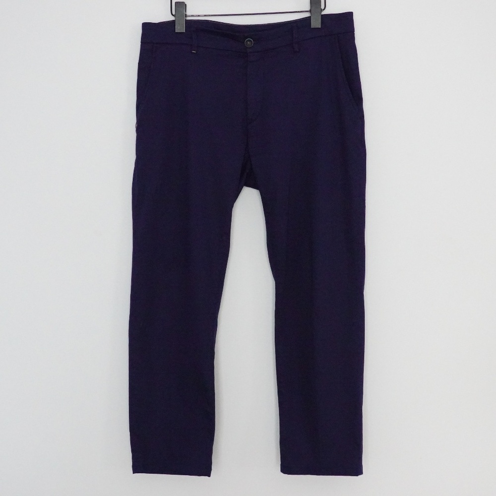New  Re-hash dark navy Canaletto stretch mens pants Italy, Size 36
